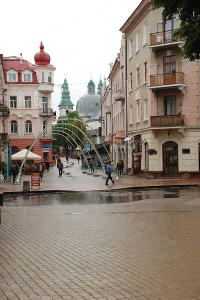 Sahaidatschny Straße Ternopil Ukraine — Stockfoto