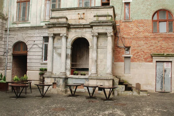 Venetiaanse Italiaanse Binnenplaats Ternopil — Stockfoto