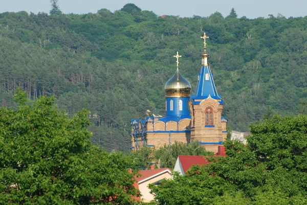 Svyatopokrovska Полк Церква Кременецях — стокове фото