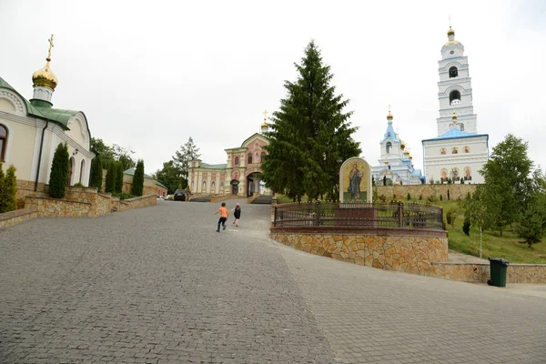 Kerk Van Alle Heiligen Pochayiv Heilig Klooster Dukhovskoi — Stockfoto