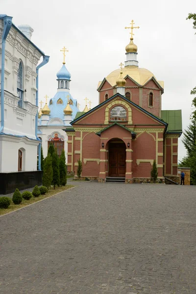 Iglesia Todos Los Santos Pochayiv Monasterio Santo Dukhovskoi — Foto de Stock