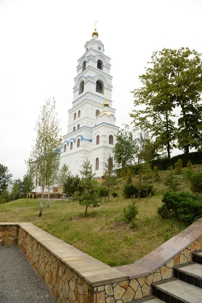 Mindenszentek Temploma Pochayiv Szent Kolostor Dukhovskoi — Stock Fotó