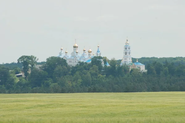 Kirche Allerheiligen Pochayiv Heiliges Kloster Duchowskoi — Stockfoto