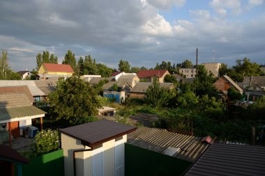 Şehir Skadovsk Hervon bölgesi. Ukrayna