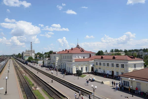 Kherson Daki Tren Istasyonu — Stok fotoğraf