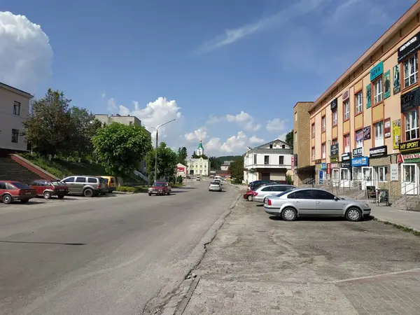 Shevchenko Street Kremenets Ternopil Regionen Ukraina — Stockfoto