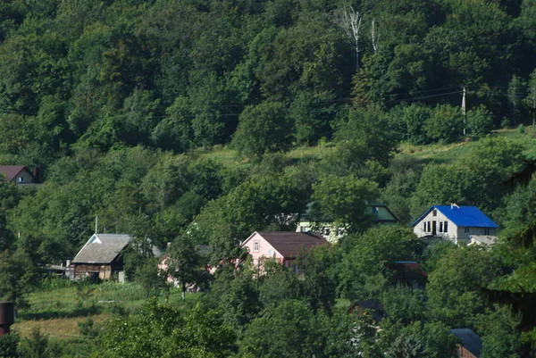 Gentle Slopes Carpathian Mountains — Stock Photo, Image