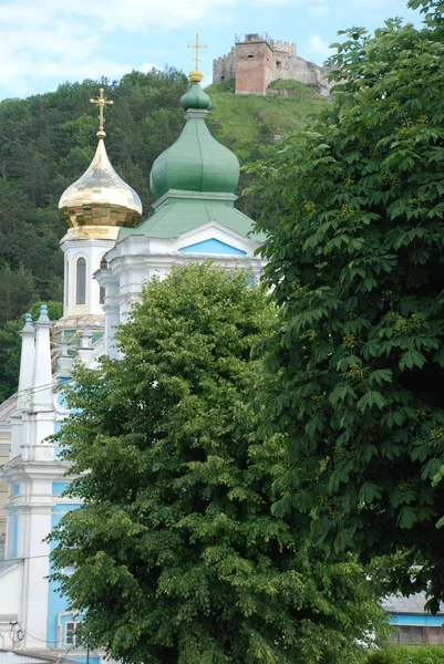 Свято Миколаївський Собор Кременці — стокове фото