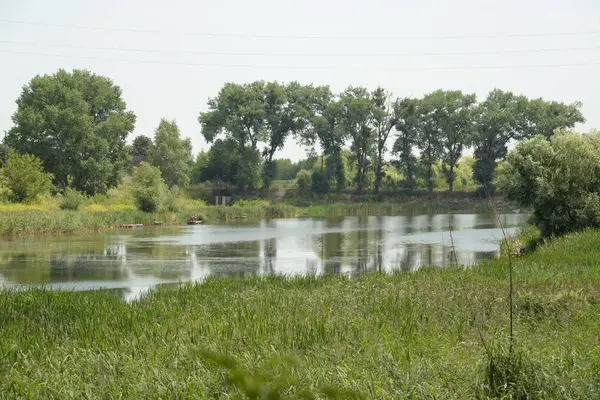 Lagoa Borda Aldeia — Fotografia de Stock