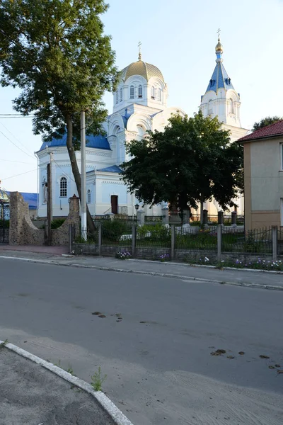 Gereja Kebangkitan Suci Ostroh Wilayah Rivne — Stok Foto