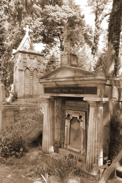 Lychakiv Cementerio Estado Museo Histórico Cultural Reserva —  Fotos de Stock