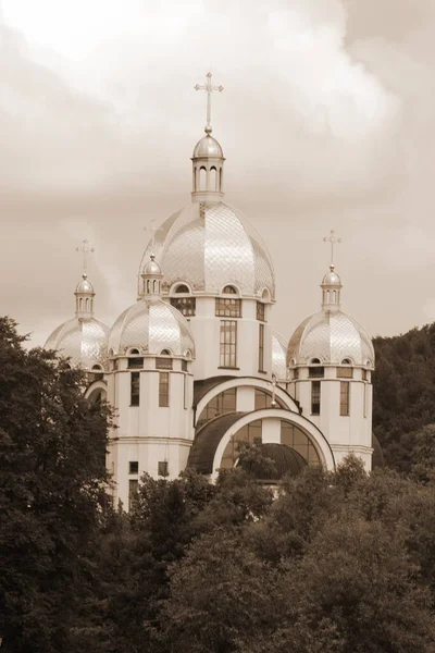 Cathedral Our Lady Zarvanytsya — Stock Photo, Image