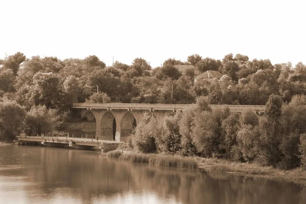 Dniester Canyon Est Canyon Formé Par Rivière Dniester — Photo