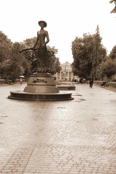 Monument Ternopil She Sang Salome — Stock Photo, Image