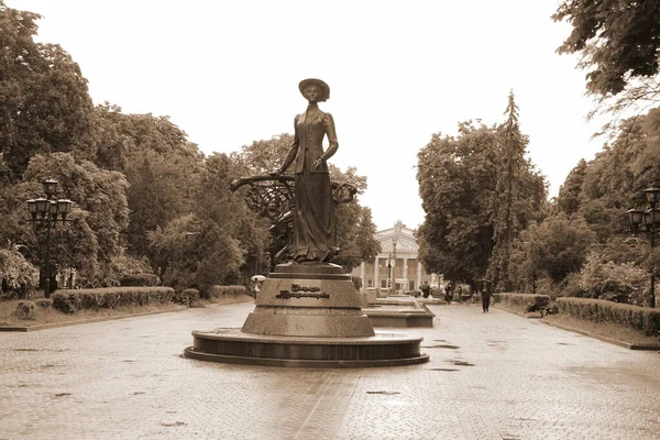 Monumentet Ternopil Sjöng Hon Salome — Stockfoto