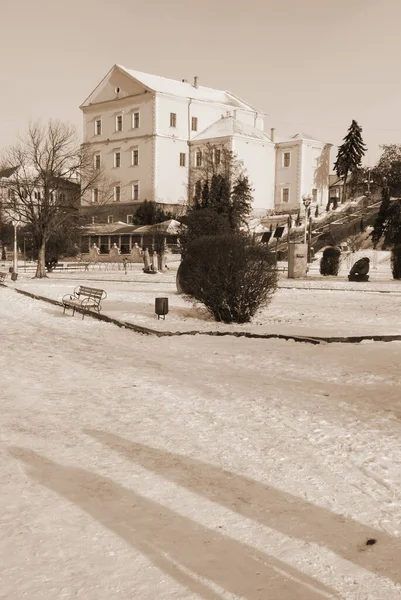 Starý Hrad Nebo Hrad Ternopil Architektonickou Památkou Národního Významu — Stock fotografie