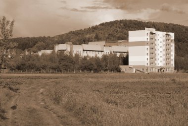 Pencereden şehre olan manzara.