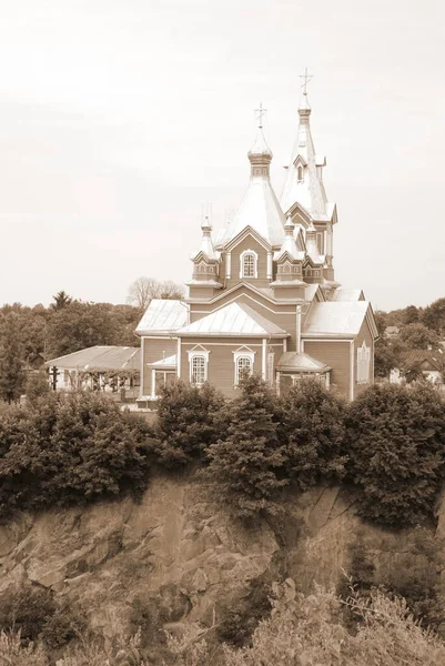 Tempel Der Darstellung Des Herrn Kortsa Region Rivne Ukraine — Stockfoto