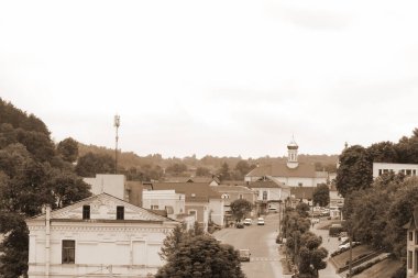  Eski şehrin mimarisi.