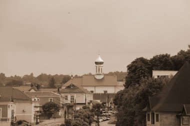  Eski şehrin mimarisi.