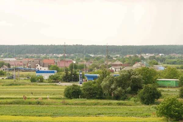 Widok Okna Miasto — Zdjęcie stockowe