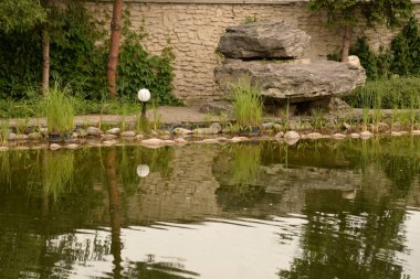 Ormandaki dinlenme alanı.