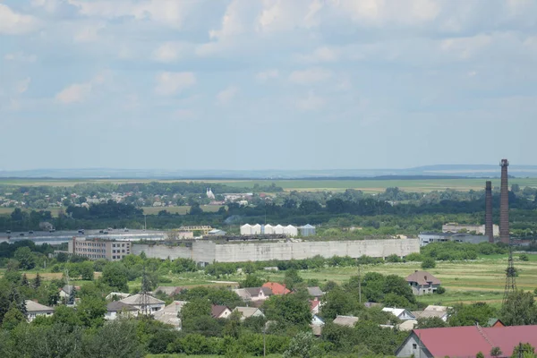 Vista Desde Ventana Ciudad — Foto de Stock