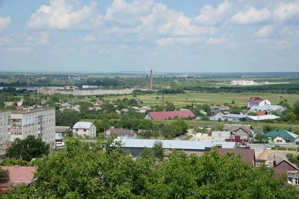 Widok Okna Miasto — Zdjęcie stockowe