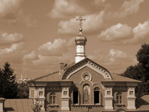 Kilisenin Giriş Kapısı Büyük Onuphrius — Stok fotoğraf