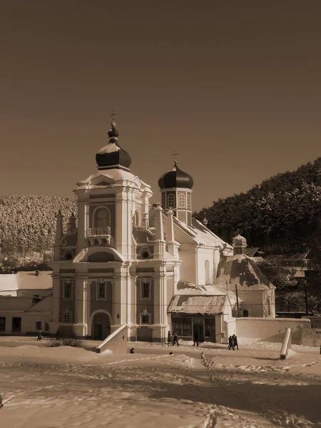 Catedral São Nicolau Mosteiro Franciscano Kremenets — Fotografia de Stock