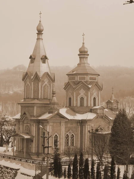 Heilig Kreuz Kirche Kremenez — Stockfoto