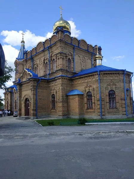 Svyatopokrovska Kyrkan Kremeneter — Stockfoto