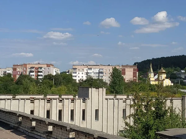 Vista Desde Ventana Ciudad — Foto de Stock