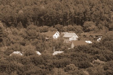 Pencereden şehre olan manzara.