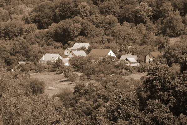 Pencereden Şehre Olan Manzara — Stok fotoğraf