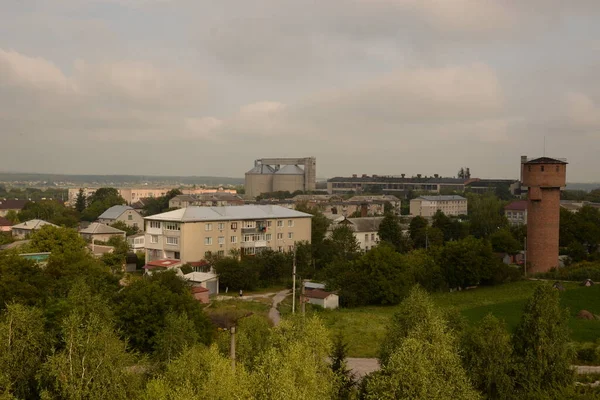 Utsikten Från Fönstret Till Staden — Stockfoto