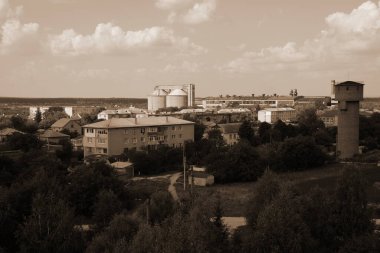 Pencereden şehre olan manzara.