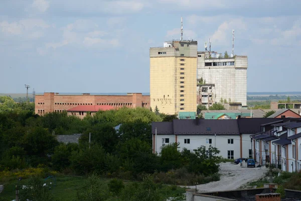 Вид Окна Город — стоковое фото