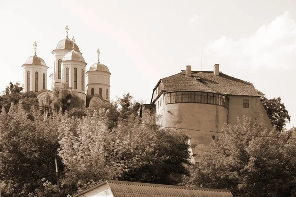 Ciudad Ostrog Arquitectura Del Casco Antiguo Ciudad — Foto de Stock