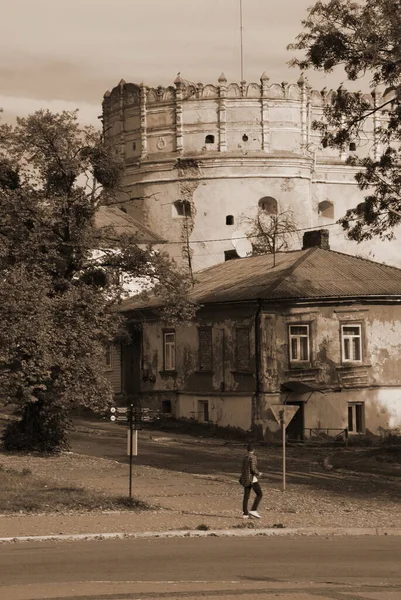 Lutsk Goblet Πύργος Στην Πόλη Ostrog Της Rivne Περιοχή Ουκρανία — Φωτογραφία Αρχείου
