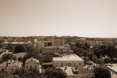 Rivne 'deki Soborna Caddesi. Ukrayna