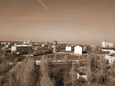 Pencereden şehre olan manzara.