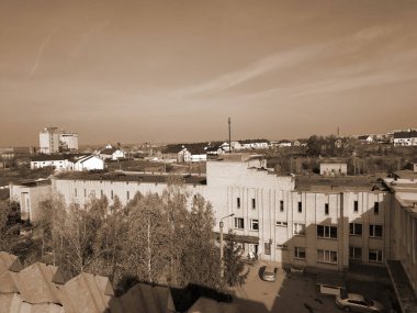 Pencereden şehre olan manzara.