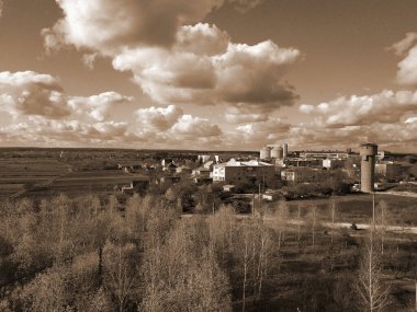 Pencereden şehre olan manzara.