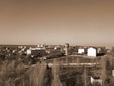 Pencereden şehre olan manzara.