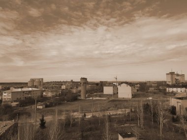 Pencereden şehre olan manzara.