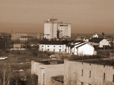 Pencereden şehre olan manzara.