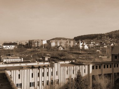 Pencereden şehre olan manzara.