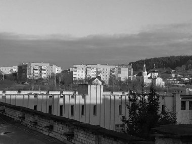 Pencereden şehre olan manzara.