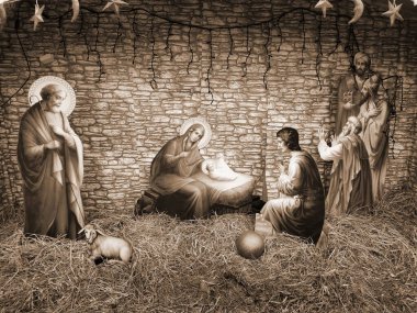  Manastırda Noel beşiği 